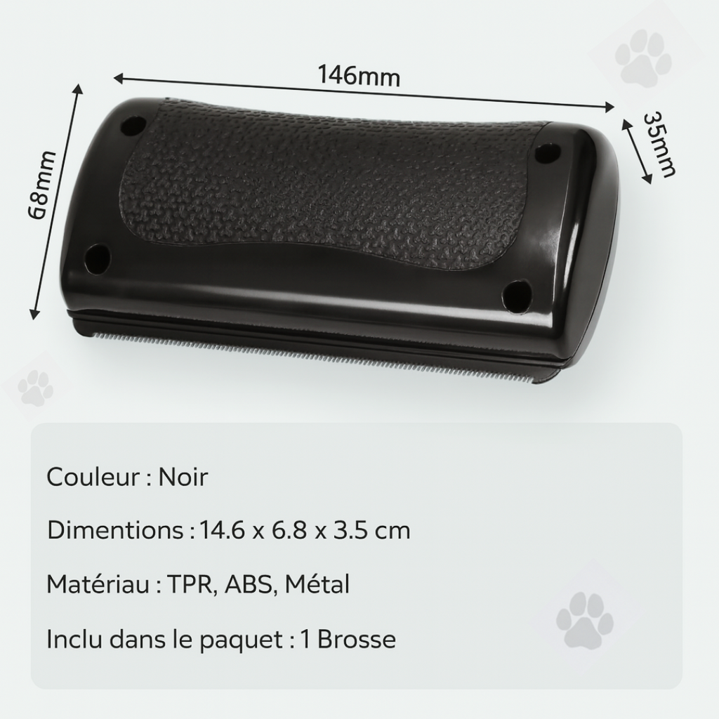Brosse Anti-Mue – Toilettage facile pour chiens et chats