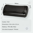 Brosse Anti-Mue – Toilettage facile pour chiens et chats