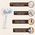 SteamZen™ – Brosse vapeur apaisante pour chiens & chats