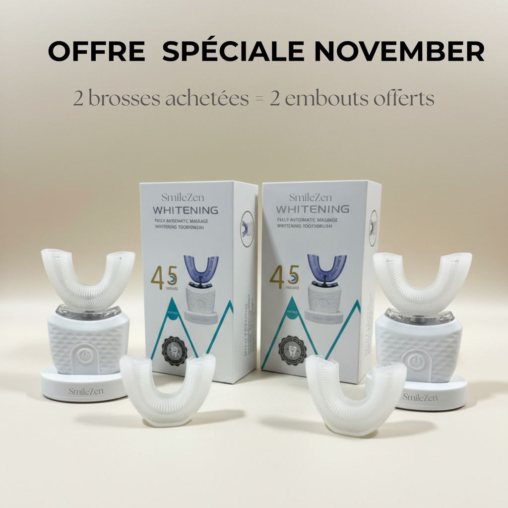 SmileZen™ – Brosse à dents à ultrasons 360° intelligente