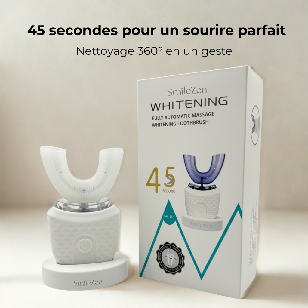 SmileZen™ – Brosse à dents à ultrasons 360° intelligente
